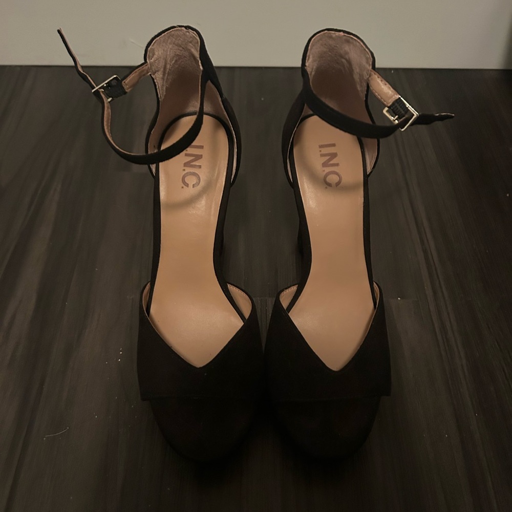 INC International Concepts Women's Elegant Black Heels